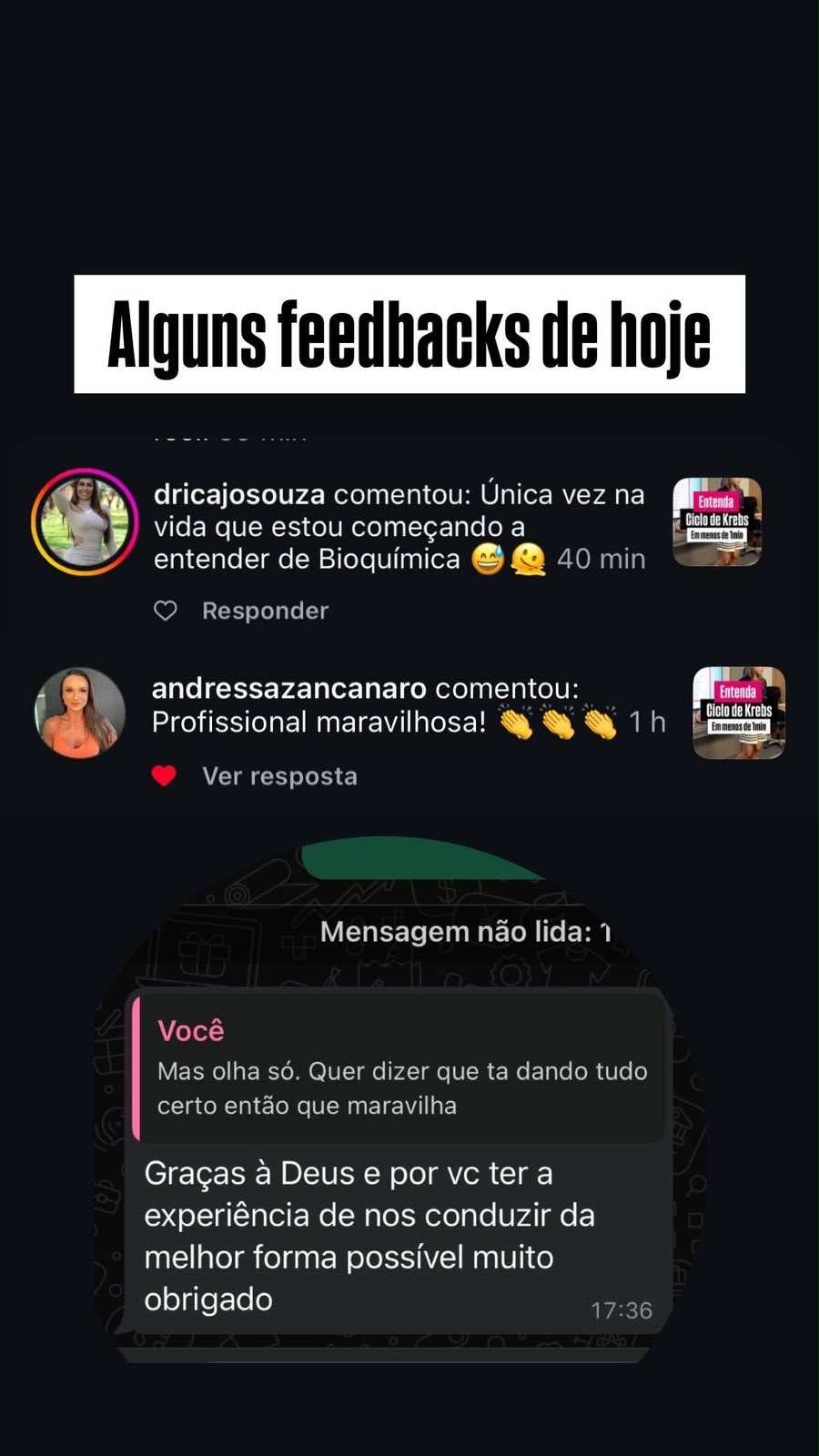 Depoimento de aluno 1